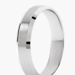 Alliance Berit Palladium Ruban Biseauté