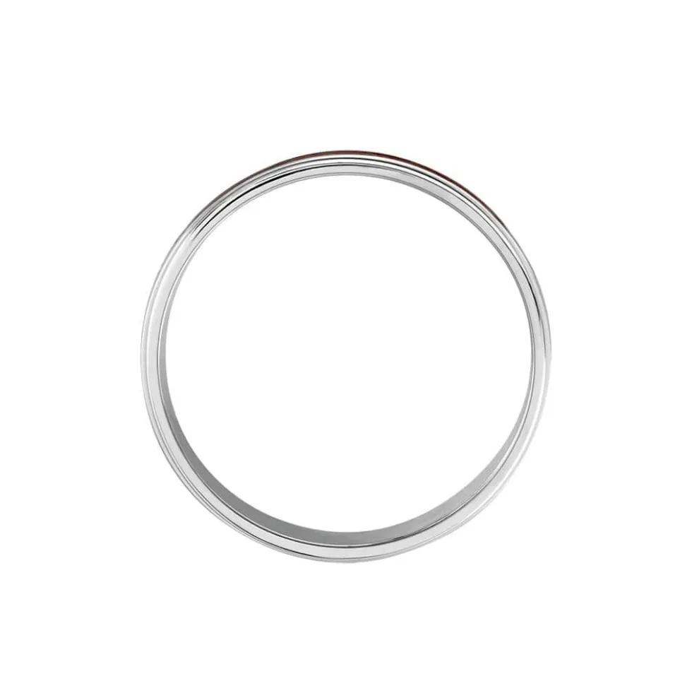 Alliance Camille Ruban Plat Or Blanc