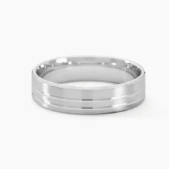 Alliance Cheryn Ruban Plat Argent Blanc