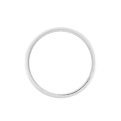 Alliance Cheryn Ruban Plat Argent Blanc