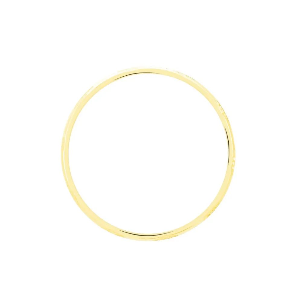Alliance Clotilde Demi Jonc Classique Or Bicolore