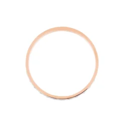 Alliance Fantaisie Diamantee Ruban Plat Or Bicolore