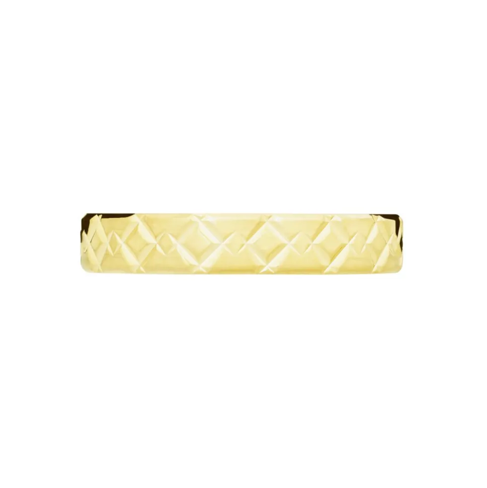 Alliance Fantaisie Ruban Plat Or Jaune