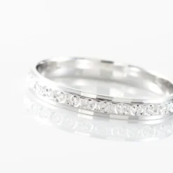 Alliance Heldea Ruban Plat Or Blanc