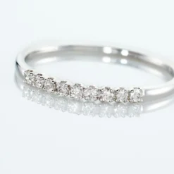 Alliance Hera Or Blanc Diamant