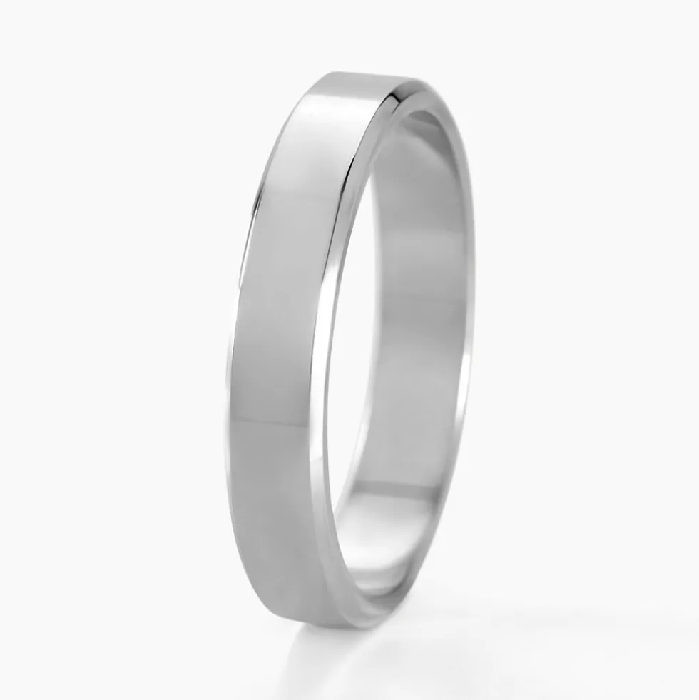 Alliance Inayah Ruban Plat Argent Blanc