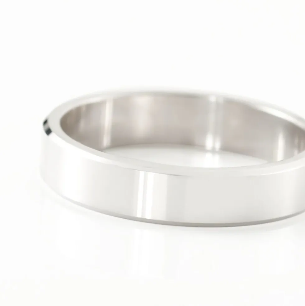 Alliance Inayah Ruban Plat Argent Blanc
