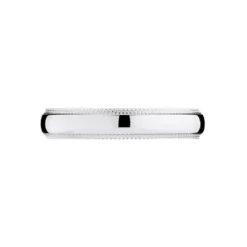 Alliance Irais Demi Jonc Classique Or Blanc