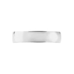 Alliance Irais Demi Jonc Classique Or Blanc
