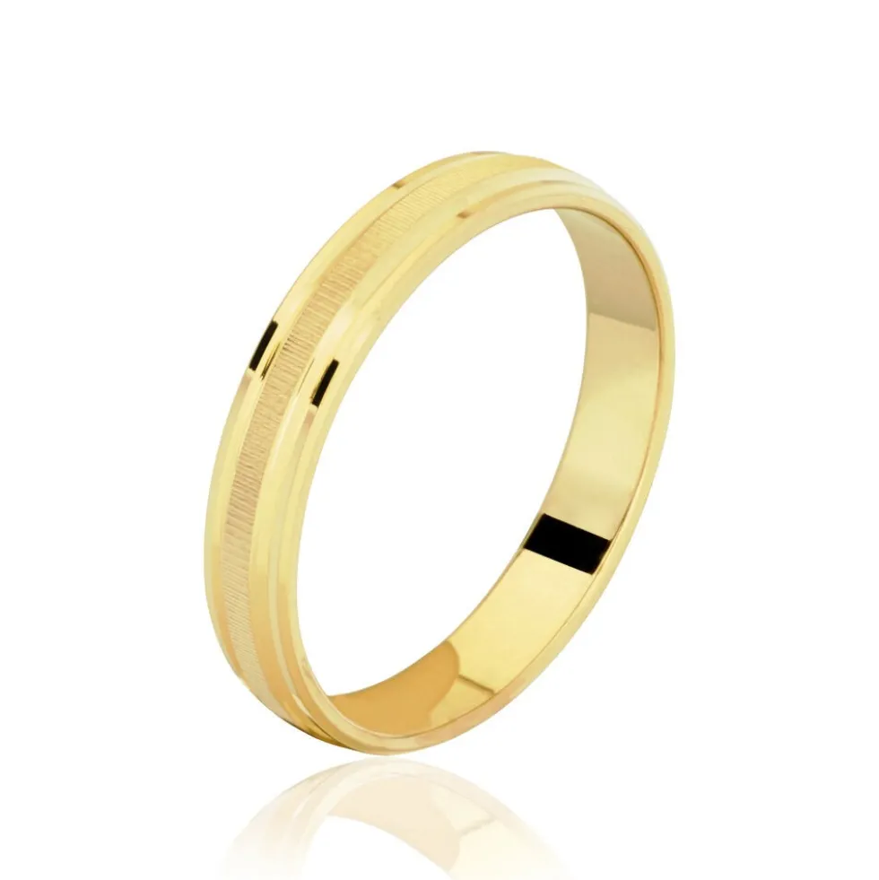 Alliance Jolan Demi-jonc Classique Or Jaune