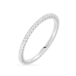 Alliance Lu Or Blanc Diamant