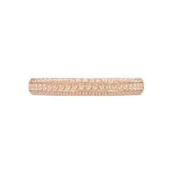 Alliance Luzia Demi Jonc Classique Or Rose