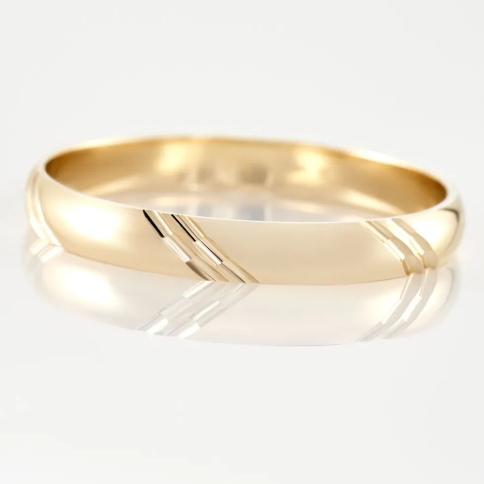 Alliance Massina Demi Jonc Classique Or Jaune