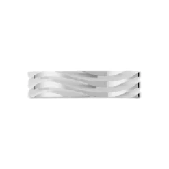 Alliance Naidy Ruban Plat Argent Blanc