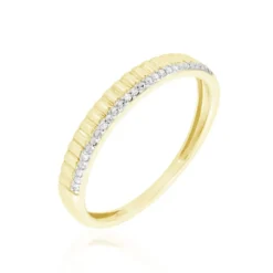 Alliance Or Jaune Adah Diamants