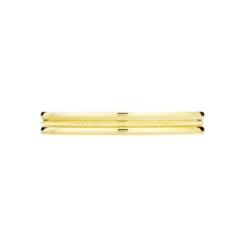 Alliance Perlee Ruban Plat Or Jaune