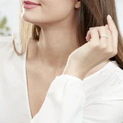 Alliance Pristina Or Blanc Diamant