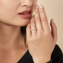 Alliance Pristina Or Blanc Diamant