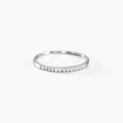 Alliance Pristina Or Blanc Diamant