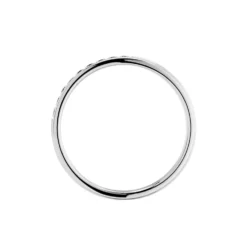 Alliance Serti Pave Or Blanc Diamant