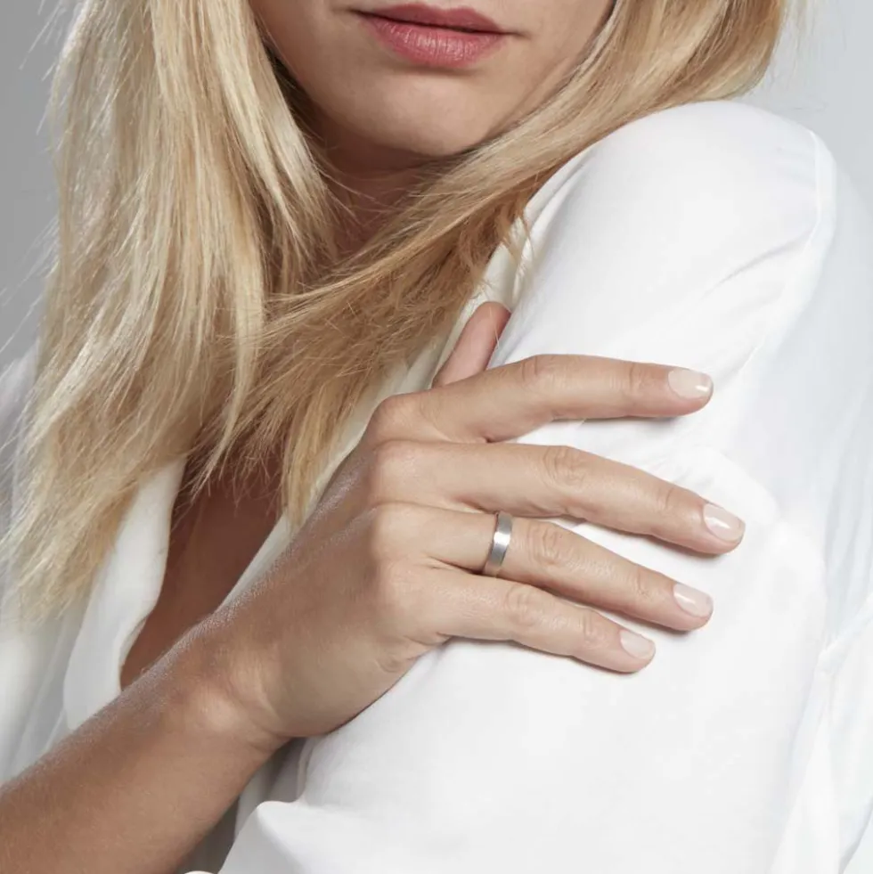 Alliance Sudem Ruban Plat Argent Blanc