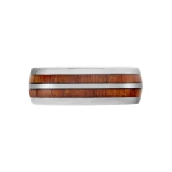 Bague Acier Blanc Ianis