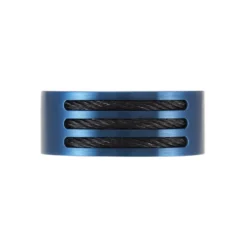 Bague Acier Bleu Luke