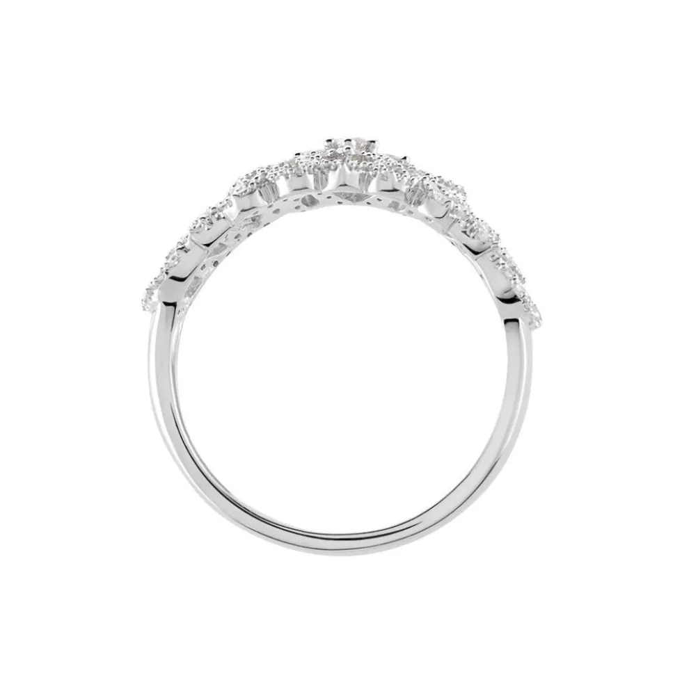 Bague Adanie Or Blanc Diamant