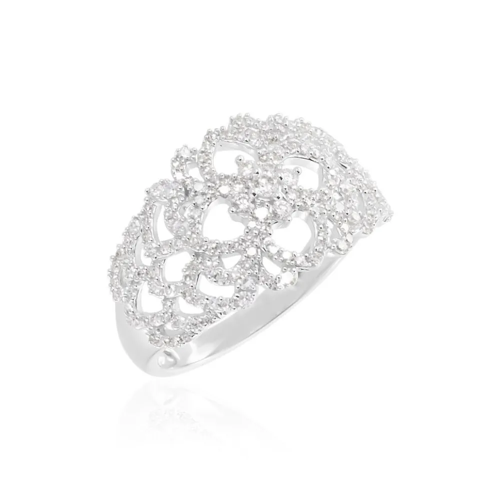 Bague Adanie Or Blanc Diamant