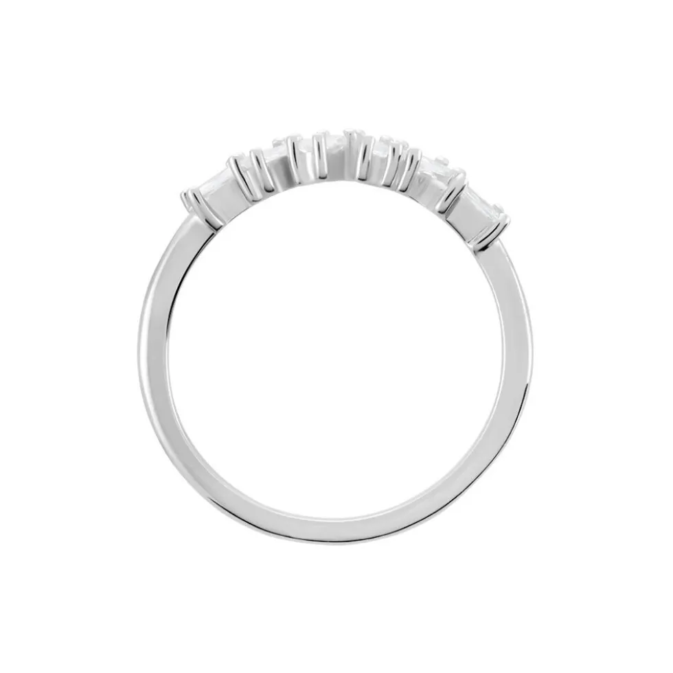 Bague Adonia Argent Blanc Oxyde De Zirconium