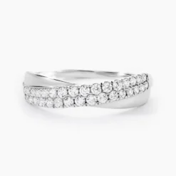 Bague Aglae Or Blanc Oxyde De Zirconium