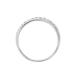 Bague Aglae Or Blanc Oxyde De Zirconium