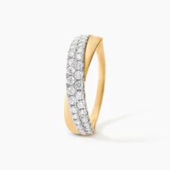 Bague Aglae Or Jaune Oxyde De Zirconium
