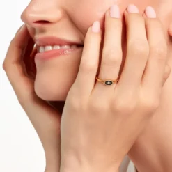 Bague Alerya Plaqué Or Jaune Oxyde De Zirconium