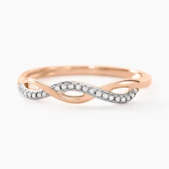 Bague Alizee Or Rose Diamant