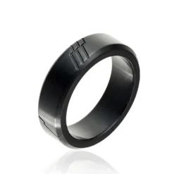 Bague Andrei Acier Noir