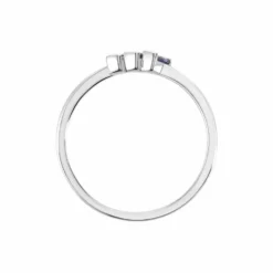 Bague Andy Argent Blanc Oxyde De Zirconium