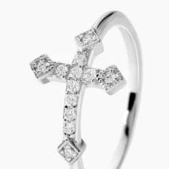 Bague Angel Argent Blanc Oxyde De Zirconium