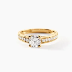 Bague Aramis Ld Or Jaune Diamant Synthétique