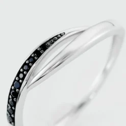 Bague Argent Blanc Afon Oxydes De Zirconium