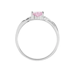 Bague Argent Blanc Avalon Oxyde De Zirconium