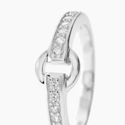 Bague Argent Blanc Candis Oxyde De Zirconium
