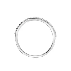 Bague Argent Blanc Caolan Oxydes De Zirconium