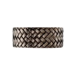 Bague Argent Noir