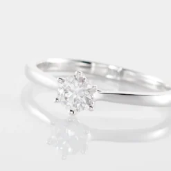 Bague Athena Or Blanc Diamant