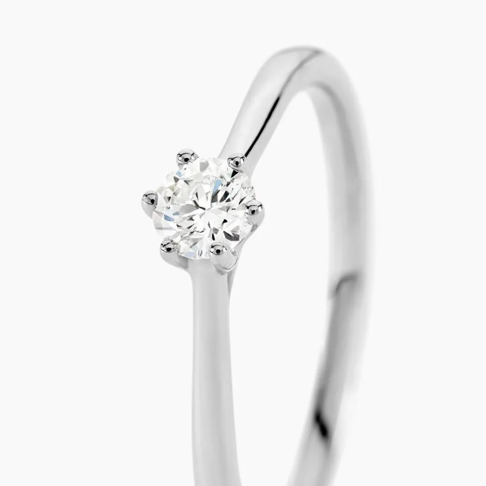 Bague Athena Platine Blanc Diamant