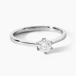 Bague Athena Platine Blanc Diamant