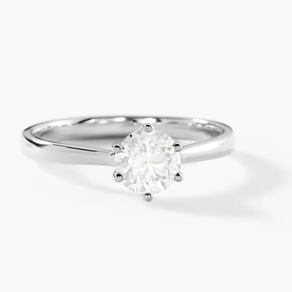 Bague Athena Platine Blanc Diamant