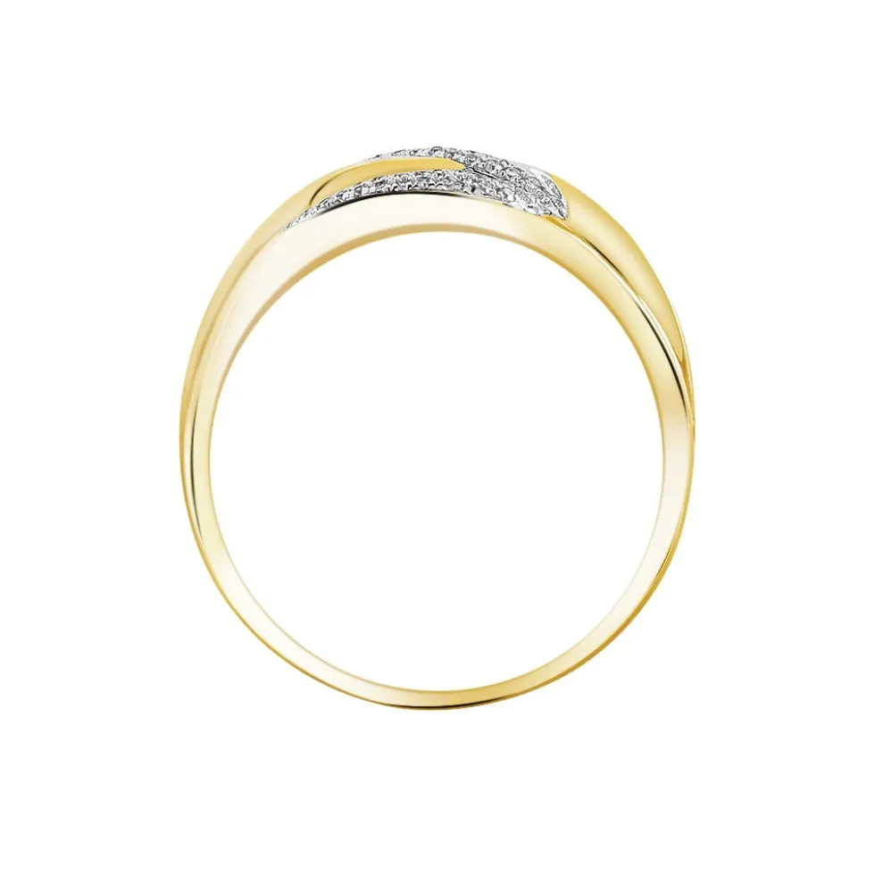 Bague Atlantide Or Jaune Diamant
