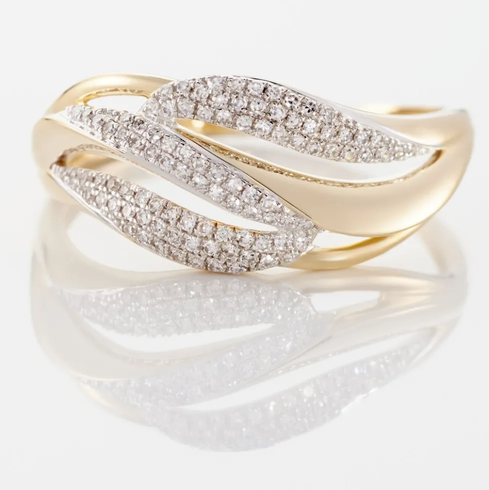 Bague Atlantide Or Jaune Diamant